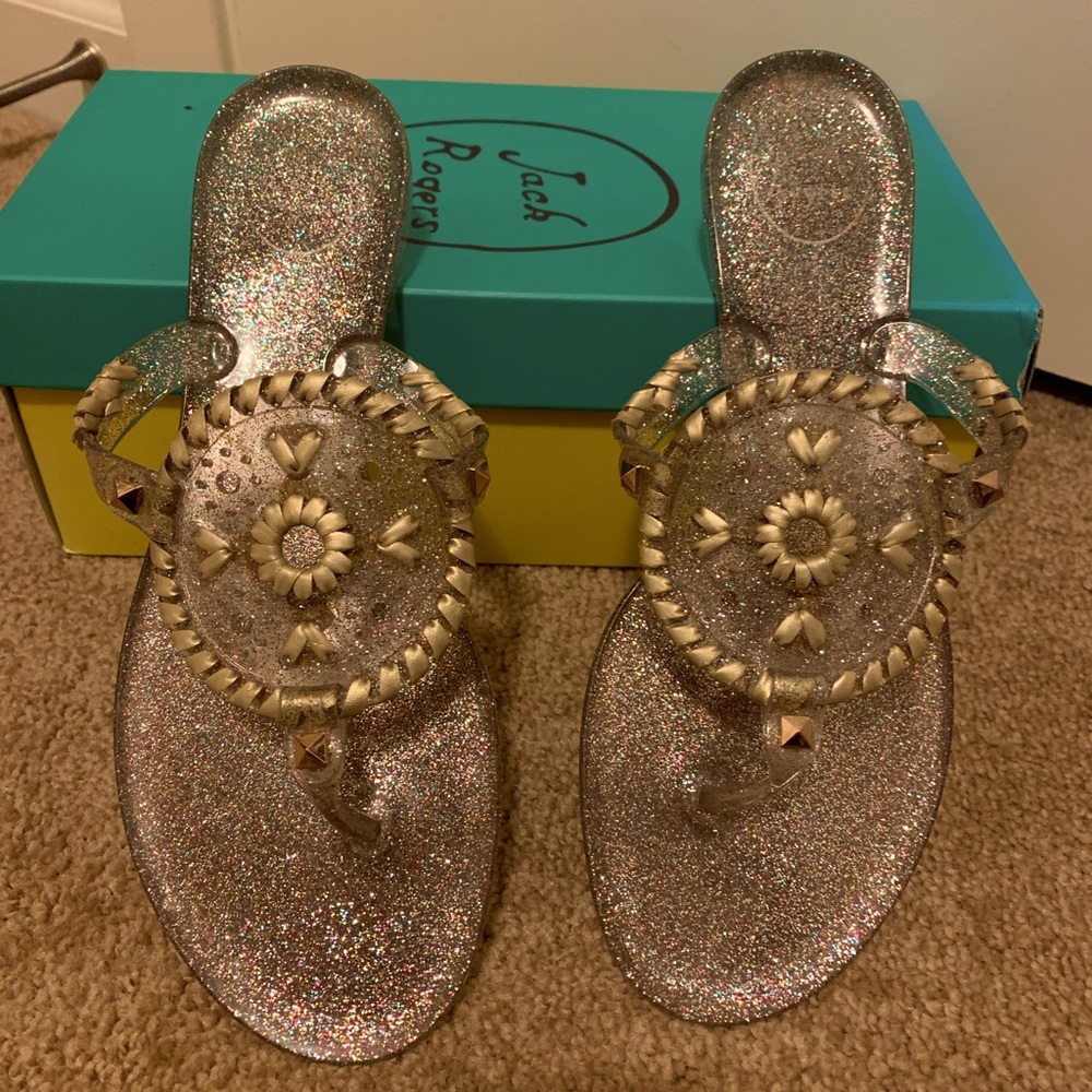 Georgica Jelly Glitter sandals